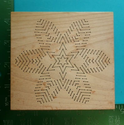 Sello de goma COSIDO FLOR/COPO DE NIEVE de STAMPA ROSA K 22-2761 Foto 1 de 2