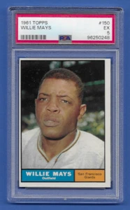 Willie Mays 1961 Topps #150 PSA 5 - Picture 1 of 2