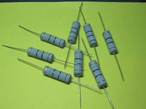 5 Watt 1 ohm 1R Metal Oxide Film Resistors 10pcs - Picture 1 of 1