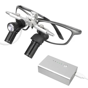 5X Dental Ergo Lupen 48° Optische Ecklupe mit 5W LED Scheinwerfer - Bild 1 von 12