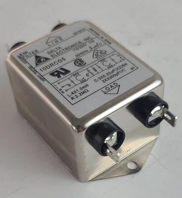 Delta Electronics EMI Filter 10DRCG5 - Image 1 of 4