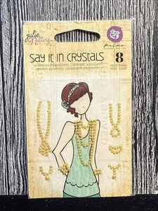 New PRIMA JULIE NUTTING #911157 “SAY IT IN CRYSTALS” EMBELLISHMENTS - Free Ship - Picture 1 of 2