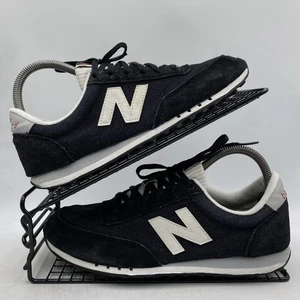 New Balance 410 Damen-Sportschuhe schwarz Wildleder Denim weiß Größe UK 7 Fitnessstudio Wandern - Bild 1 von 8