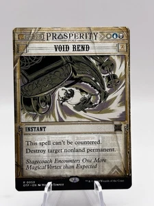 Void Rend 0059 Outlaws of Thunder Junction: Breaking News OTP MTG NM - Bild 1 von 2