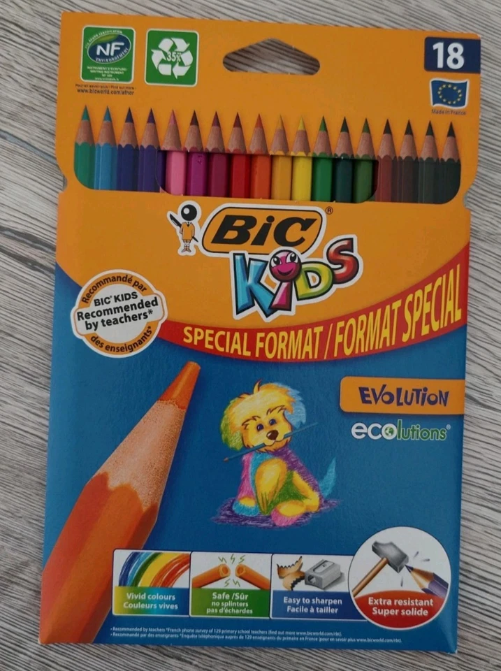 Un Paquet De Crayon De Couleur Bic Kids - Photo 1/1