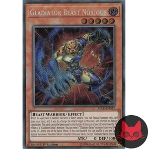 Yugioh Gladiatorungeheuer Schädlich BLLR-DE021 Secret Rare 1. Auflage NM - Bild 1 von 2