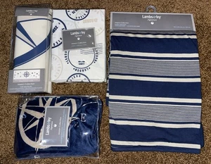 Lambs & Ivy Signature Mason Collection Traveler, Compass Rose Pattern 4 Piece * - Picture 1 of 13