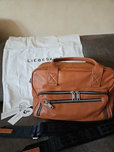 LIEBESKIND BERLIN Satchet L Orange Glattleder mit Staubbeutel - Bild 1 von 8