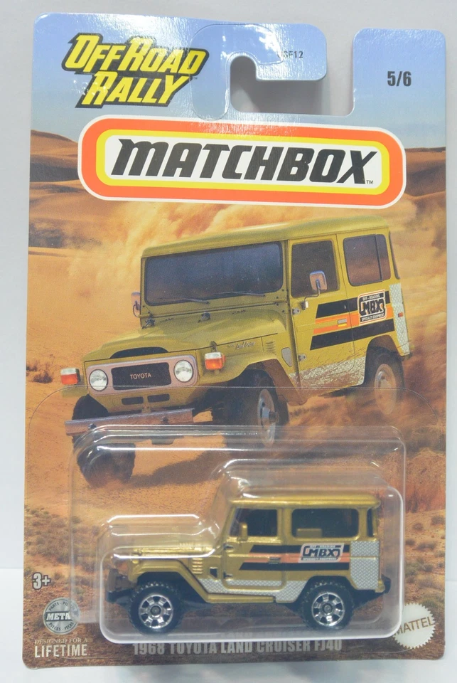 2024 Matchbox Diecast Car Off Road Rally 1968 Toyota Land Cruiser FJ40 - Image 1 of 1