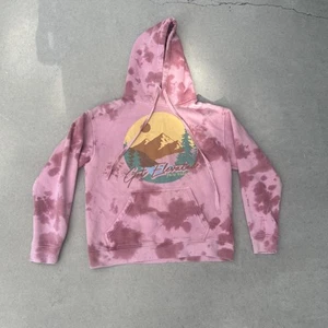 Pura Vida Girls Hoodie, Pink, Tie Die, Size XS Petite - Picture 1 of 5