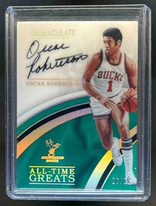 2016-17 Immaculate Oscar Robertson All Time Greats Auto #28/35 - Picture 1 of 2