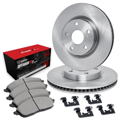 For Lexus LS400 1991-1992 R1 Concepts WFUH1-75043 Front Brake Kit w Optimum Pads - Изображение 1 из 3