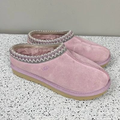 UGG Tasman Slipper Mule Womens US 8 Light Purple Lavender Lilac Shearling 5955 - Image 1 of 4