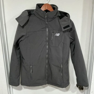 New Balance Women’s Fleeced Lined, Hooded 3 In 1 Jacket, Medium, Gray - Image 1 of 4