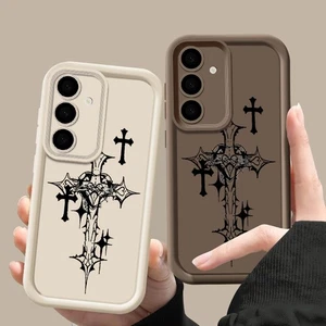 For Samsung S25 Ultra S24 FE S23 Plus A56 A36 Shockproof Love Pattern Case Cover - Picture 1 of 13