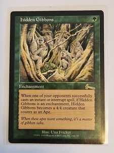 Hidden Gibbons Urza's Legacy Magic The Gathering MTG Card - Picture 1 of 2