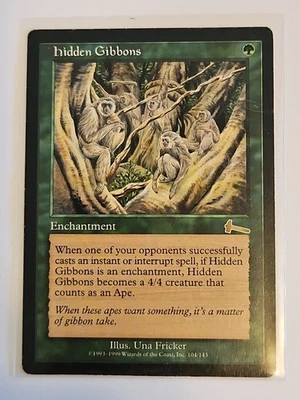 Hidden Gibbons Urza's Legacy Magic The Gathering MTG Card - Image 1 of 2