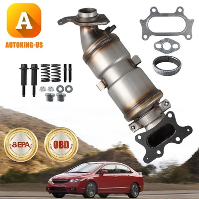 Convertidor catalítico para Honda Civic 2006 2007 2008 2009 2010 2011 1,8 L L4 EPA Foto 1 de 4
