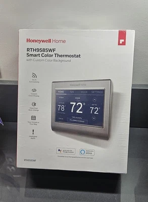 Honeywell Home Wi-Fi Smart Color Thermostat, RTH9585WF-New Sealed- - Image 1 of 3