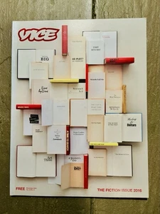 RARE 2016 VICE MAGAZINE THE FICTION ISSUE VOLUME 23 NUMBER 9 OOP HTF - Picture 1 of 9