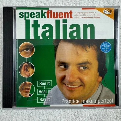 Speak Fluent Italian - Windows PC - CD-ROM - VGC - Auralog - FLI/4/J1E - Image 1 of 4