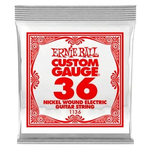 Cuerdas para guitarra eléctrica Ernie Ball P01136 .036 herida de níquel 6 piezas - Imagen 1 de 1