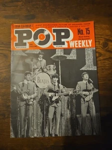 Pop Weekly Magazine Beatles 1963 No.15 - Picture 1 of 2