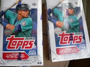 2023 Topps Series 1 Baseball Hobby TWO (2) Box LOT - 2 factory sealed boxes - Picture 1 of 3