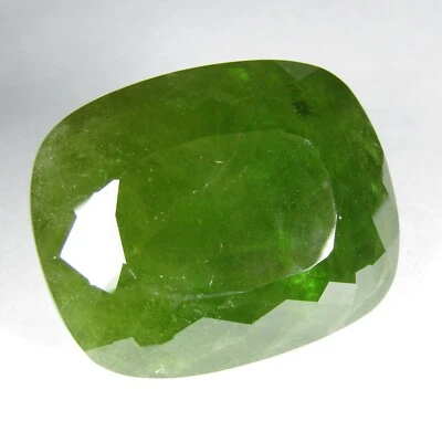 157.45Cts Natural Sparkling 34x28x20mm Cushion Shape Sphene Titanite Gemstone - Image 1 of 4