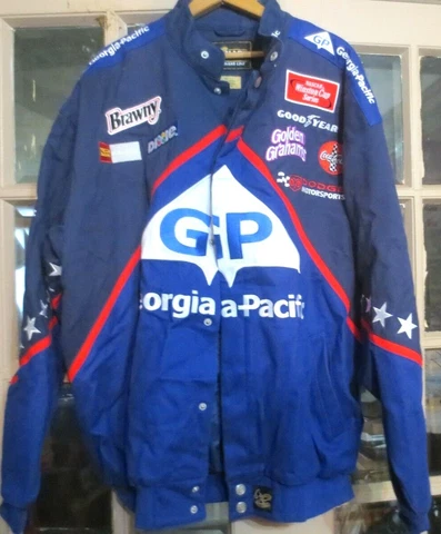 Kyle Petty NASCAR Georgia Pacific Racing Chase Authentics Drivers Line Jacket XL Cover