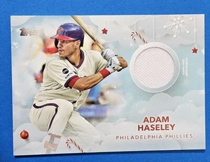 2020 Topps Holiday Relic CArd Adam Haseley-Philadelphia Phillies - Picture 1 of 2