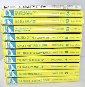 Nancy Drew Mystery Stories big lot Of 11 flashlight Hardcover Book 1-5, 8, 51-54 - Bild 1 von 10