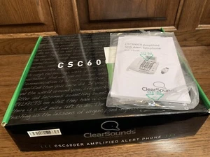 New In Box ClearSounds CSC600ER Amplified SOS Alert Phone - Zdjęcie 1 z 3