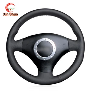 Hand-stitched Nappa Leather Steering Wheel Cover for Audi A2 8Z A3 8L Sportback - Picture 1 of 17