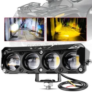 1X 5 Inch LED Work Light Bar Pod Fog Lamp White Yellow Dual Beam SUV UTV Offroad - Bild 1 von 9