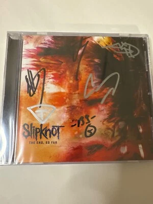 Slipknot Autographed The End, So Far Sign CD 2022 Signed 6 Autos Brand New Seald - Image 1 of 4