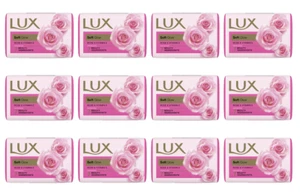 LOT OF 12 LUX Soft Touch Glow Skin Bathing Bar Rose Beauty Soap 100 g 150 g - Picture 1 of 18