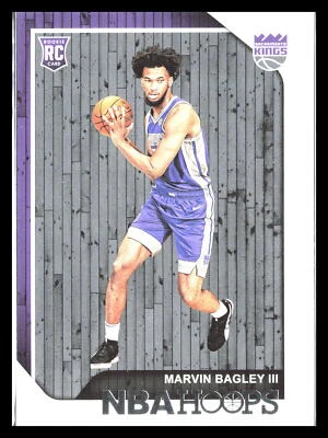 Marvin Bagley III 2018 Hoops #258   RC Rookie - Image 1 of 2