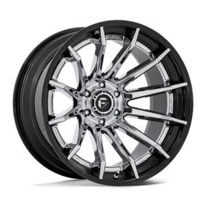 20 Inch Chrome Black Wheel Rim Ford F150 Truck Fuel Burn 20x10 6x135 Lug - Picture 1 of 1