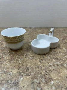 VINTAGE NORITAKE Gold Accent DISH TRAY TRINKET & A.I Japan Design Cup - Picture 1 of 13