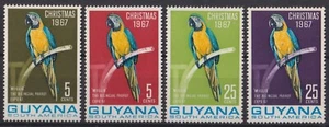 F-EX55670 GUYANA MNH 1967 CHRISTMAS NAVIDAD PARROT VALUE BIRDS VÖGEL OISEAUX AVE - Picture 1 of 1