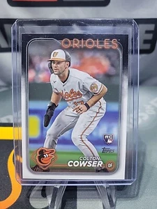 COLTON COWSER 2024 Topps Series 1 Rookie Base #257 Orioles RC - Picture 1 of 2