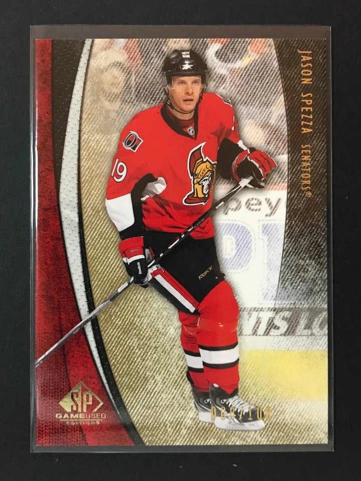 2010-11 SP Game Used Gold Parallel #67 Jason Spezza 8/100 - Ottawa Senators - Image 1 of 1