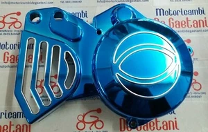 COPRI CARTER VOLANO PIGNONE CATENA ONE PER DERBI SENDA BLU ANODIZZATO - Picture 1 of 2