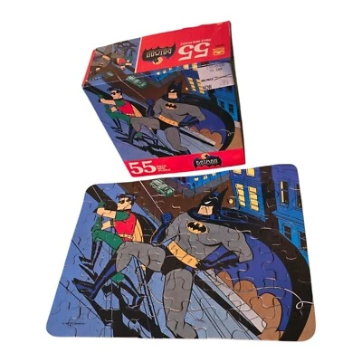 Mini rompecabezas vintage Batman Robin serie animada 55 piezas de Golden 1993 Foto 1 de 3