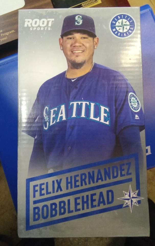 Felix Hernandez Seattle Mariners Stadium Bobblehead Root Sports 2017  Foto 1 de 4