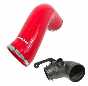 RamAir Intake Pipework w/ Red Hose & Turbo Elbow for VW Golf GTi MK7 2.0 TSI MQB - Picture 1 of 5