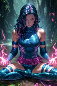 PSYLOCKE 06 Fine Art Print 13x19 Limited to 1 of 30 X-Force Wolverine MCU - Picture 1 of 1