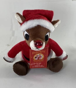 8" Plush Dan Dee 2014 Light Up Rudolph The Red Nosed Reindeer Misfit Toys - Picture 1 of 5