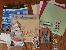 Scrapbook Paper & Cardstock Seashore Beach Stickers Vacation Huge Lot (BOX W S4)